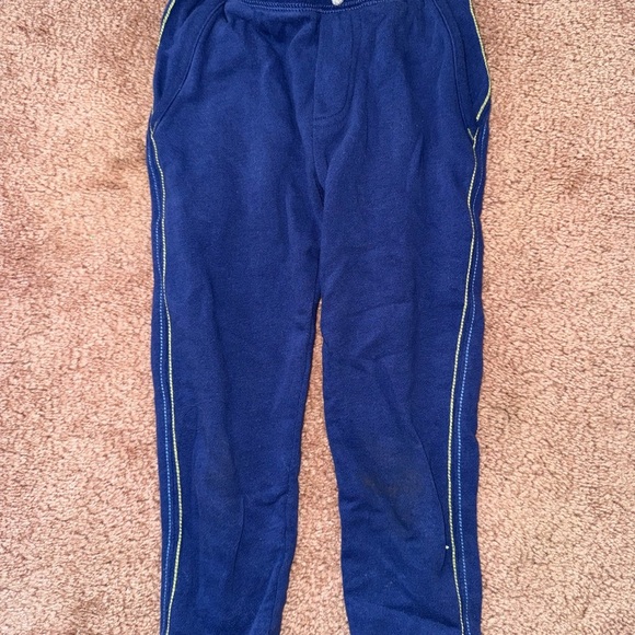 Boden Navy Pants with Lime Stitching 3Y - Picture 1 of 3